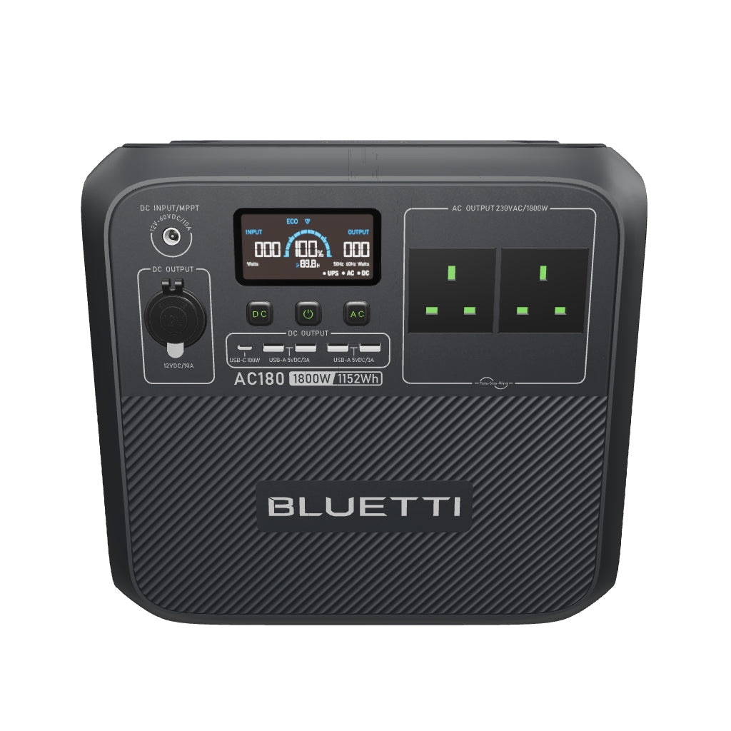 محطة الطاقة المحمولة BLUETTI AC180 | 1,800W 1,152Wh
