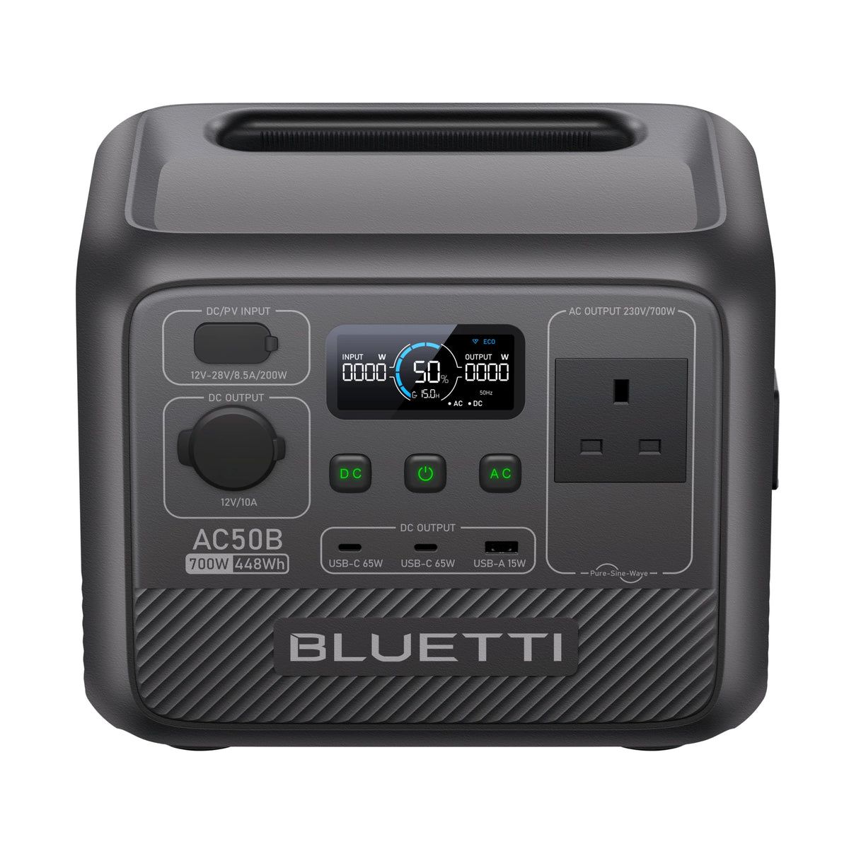 محطة الطاقة المحمولة BLUETTI AC50B | 700W 448Wh