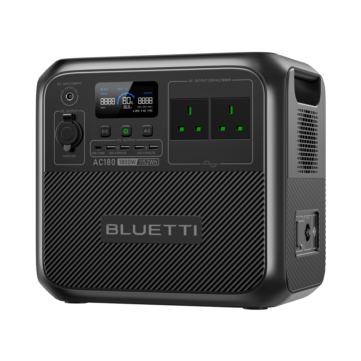 محطة الطاقة المحمولة BLUETTI AC180 | 1,800W 1,152Wh