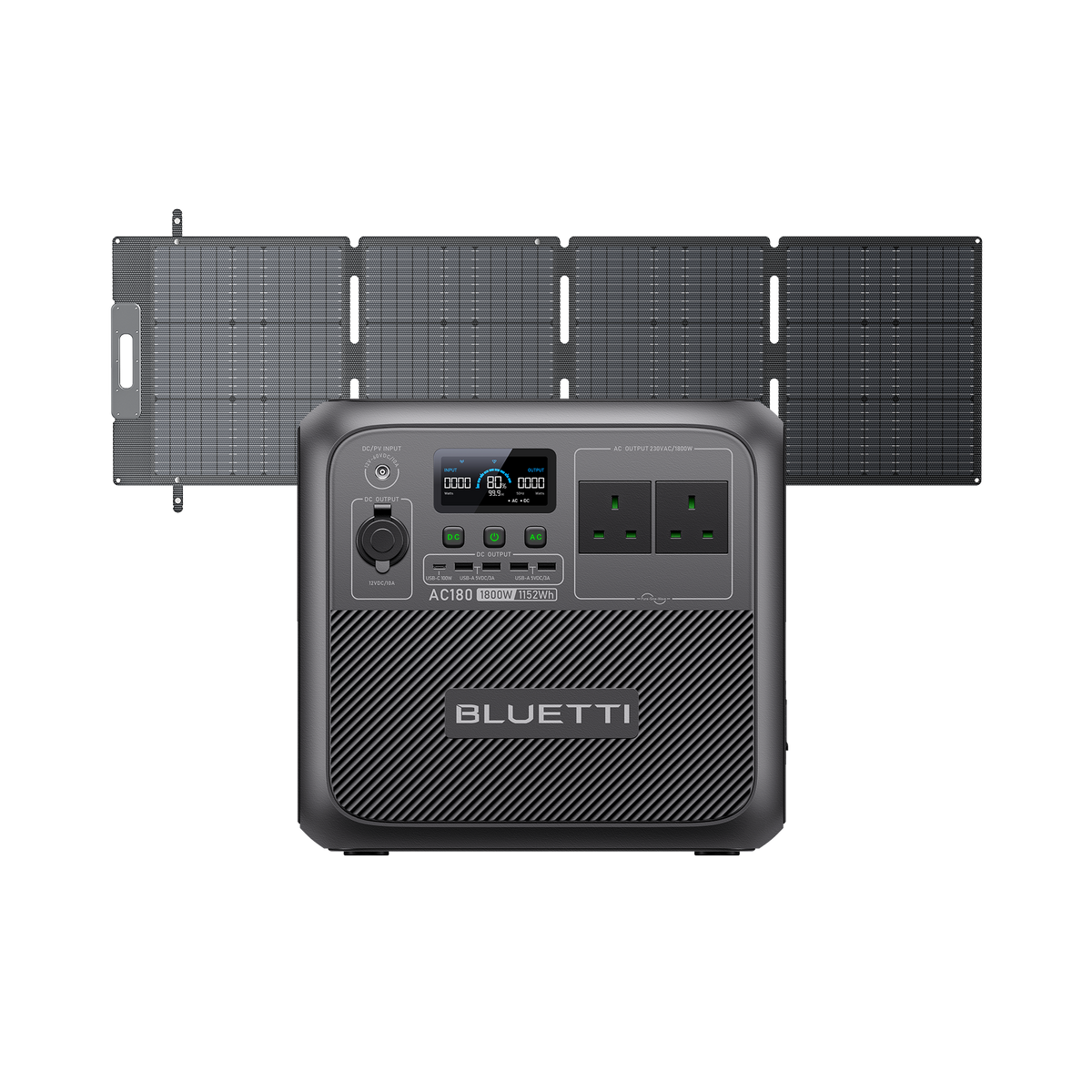 محطة الطاقة المحمولة BLUETTI AC180 | 1,800W 1,152Wh