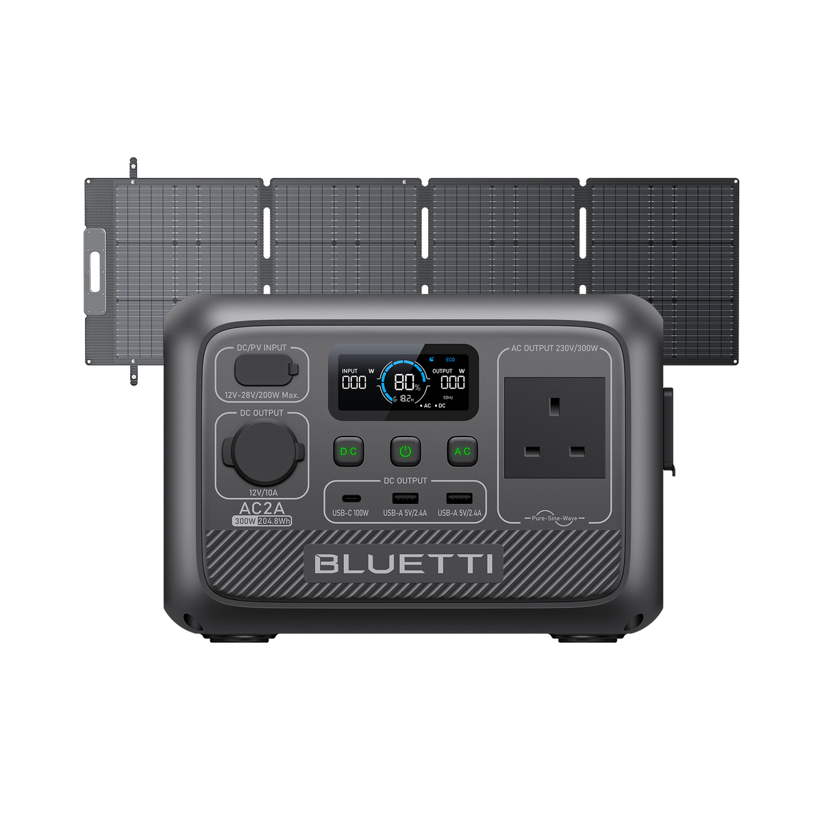 محطة الطاقة المحمولة BLUETTI AC2A | 300W 204Wh