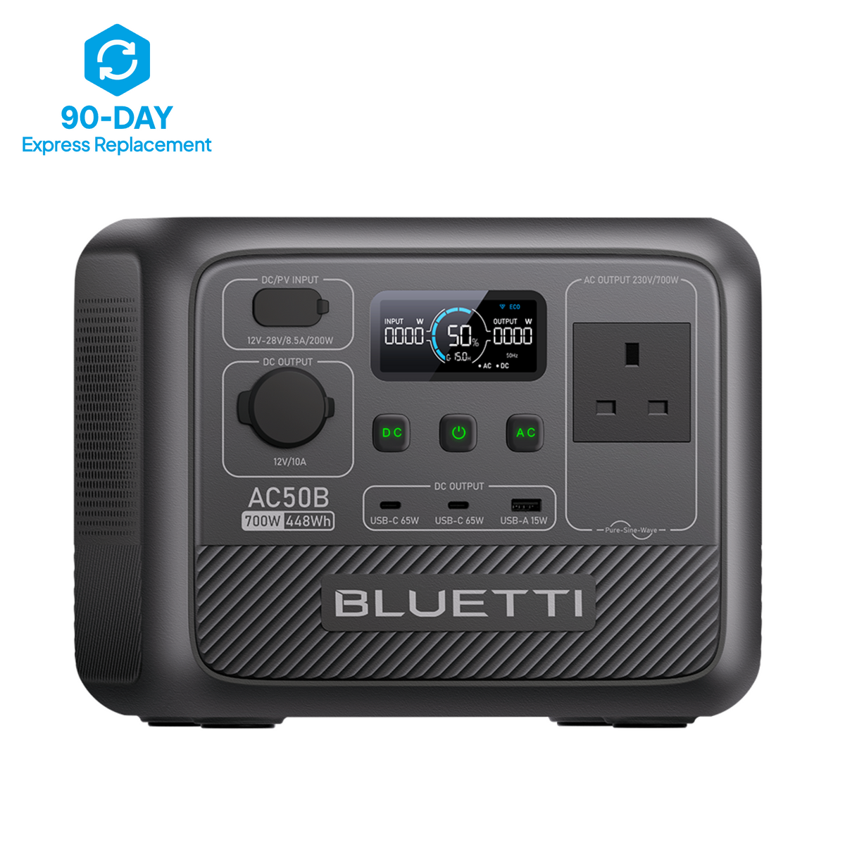 محطة الطاقة المحمولة BLUETTI AC50B | 700W 448Wh