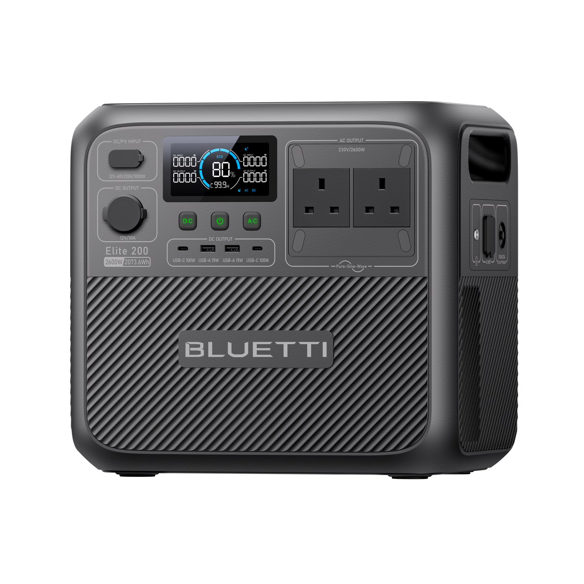 BLUETTI Elite 200 V2 Portable Power Station | 2,073.6Wh 2,600W