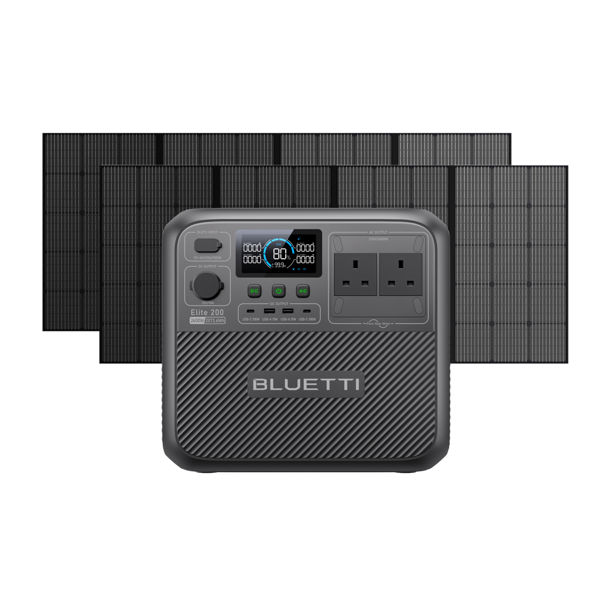BLUETTI Elite 200 V2 Portable Power Station | 2,073.6Wh 2,600W