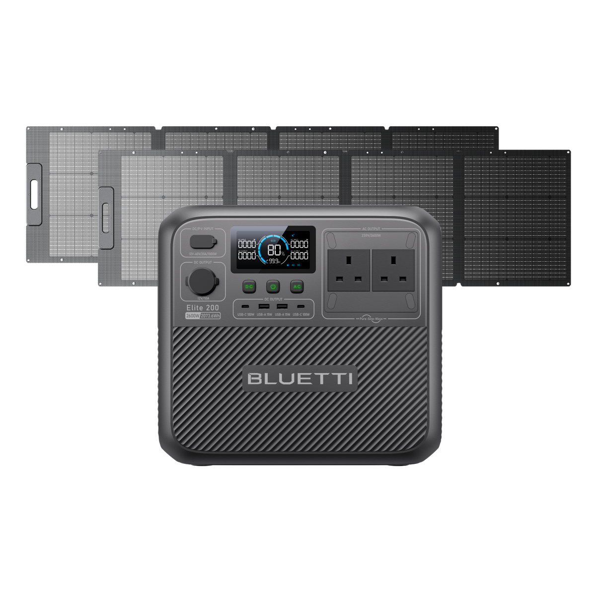 BLUETTI Elite 200 V2 Portable Power Station | 2,073.6Wh 2,600W