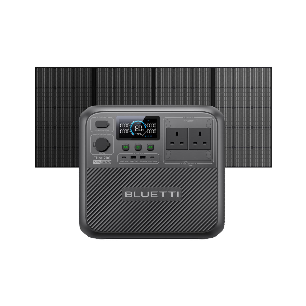 BLUETTI Elite 200 V2 Portable Power Station | 2,073.6Wh 2,600W